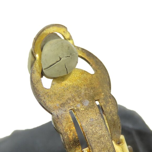 CHANEL Gold Earrings - Picture 6 of 9